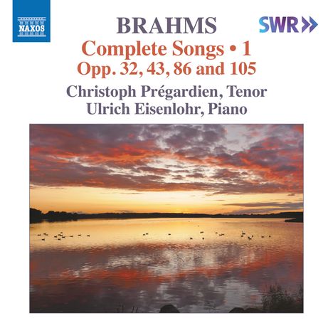 Johannes Brahms (1833-1897): Sämtliche Lieder Vol.1 (Naxos-Edition), CD