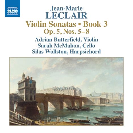 Jean Marie Leclair (1697-1764): Sonaten für Violine &amp; Bc Heft 3 Nr.5-8 (op.5 Nr.5-8), CD