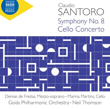 Claudio Santoro (1919-1989): Symphonie Nr.8, CD