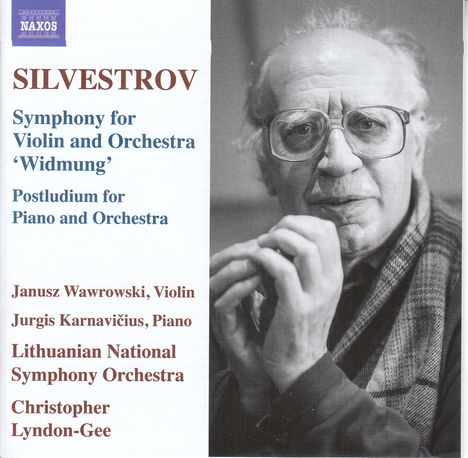 Valentin Silvestrov (geb. 1937): Symphonie für Violine &amp; Orchester "Widmung", CD