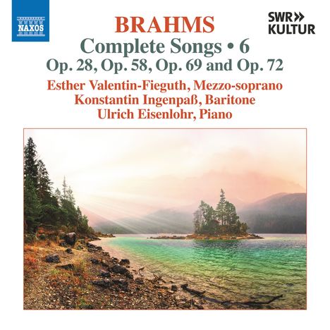 Johannes Brahms (1833-1897): Sämtliche Lieder Vol.6 (Naxos-Edition), CD