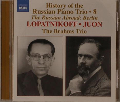 History of the Russian Piano Trio Vol. 8 - "The Russian abroad: Berlin", CD