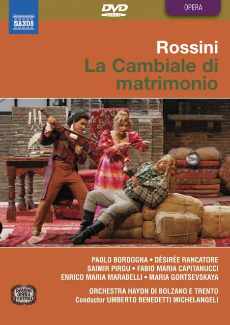 Gioacchino Rossini (1792-1868): La Cambiale di Matrimonio, DVD