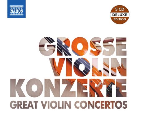 Große Violinkonzerte, 5 CDs