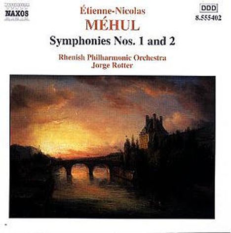 Etienne-Nicolas Mehul (1763-1817): Symphonien Nr.1 &amp; 2, CD