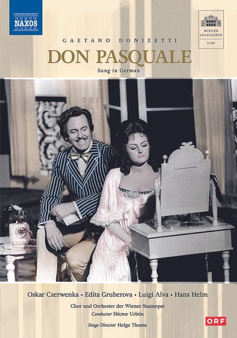 Gaetano Donizetti (1797-1848): Don Pasquale (in deutscher Sprache), DVD