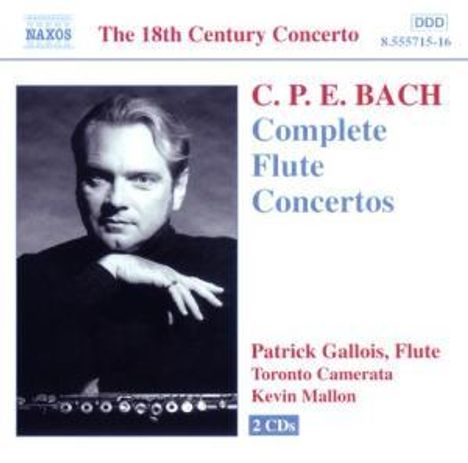 Carl Philipp Emanuel Bach (1714-1788): Flötenkonzerte Wq.22,166-169, 2 CDs