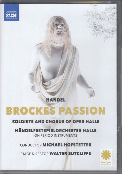 Georg Friedrich Händel (1685-1759): Passion nach Brockes HWV 48, DVD