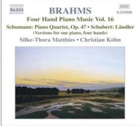 Johannes Brahms (1833-1897): Klaviermusik zu 4 Händen Vol.16, CD