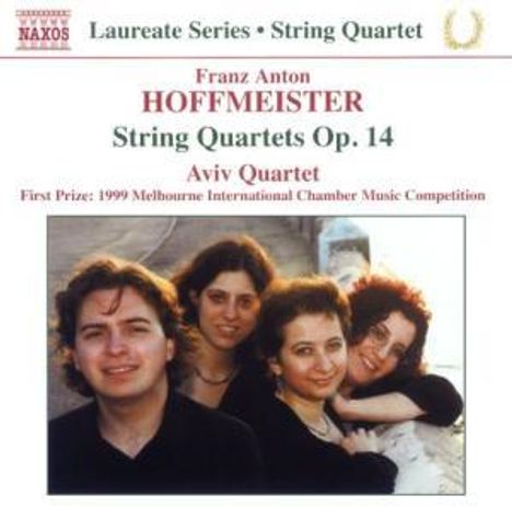 Franz Anton Hoffmeister (1754-1812): Streichquartette op.14 Nr.1-3, CD