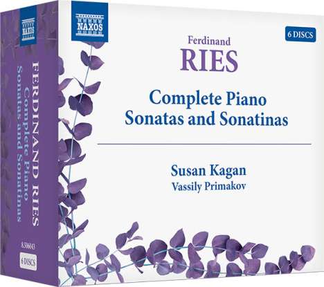 Ferdinand Ries (1784-1838): Sämtliche Klaviersonaten &amp; Sonatinen, 6 CDs