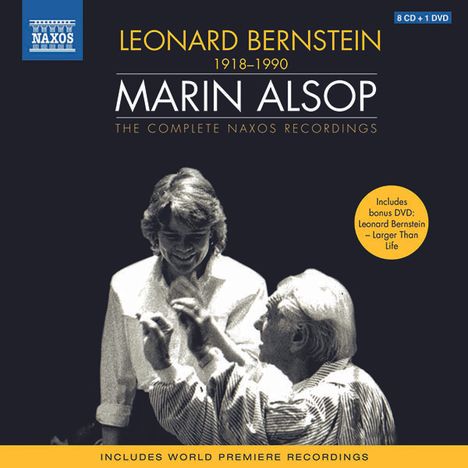 Leonard Bernstein (1918-1990): Marin Alsop conducts Bernstein - The Complete Naxos Recordings, 8 CDs und 1 DVD