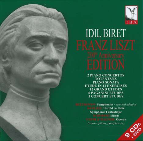 Idil Biret - Franz Liszt 200th Anniversary Edition, 9 CDs