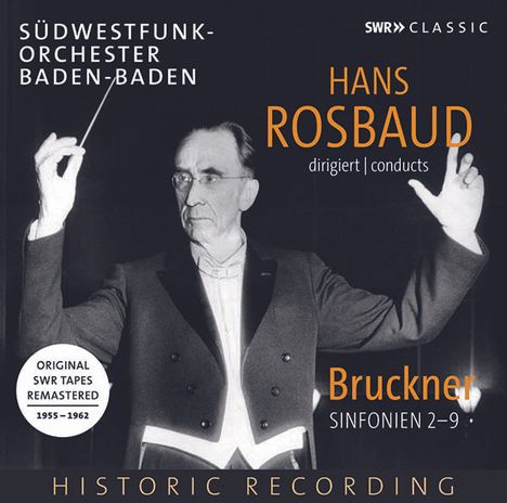 Hans Rosbaud dirigiert Bruckner, 8 CDs