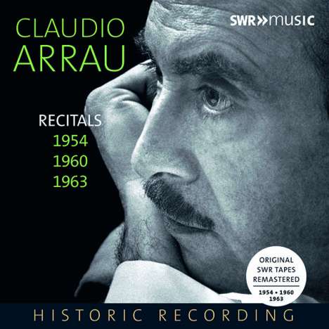 Claudio Arrau - Recitals 1954, 1960, 1963, 5 CDs