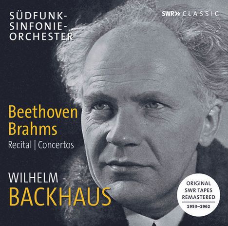 Wilhelm Backhaus - Beethoven / Brahms, 3 CDs