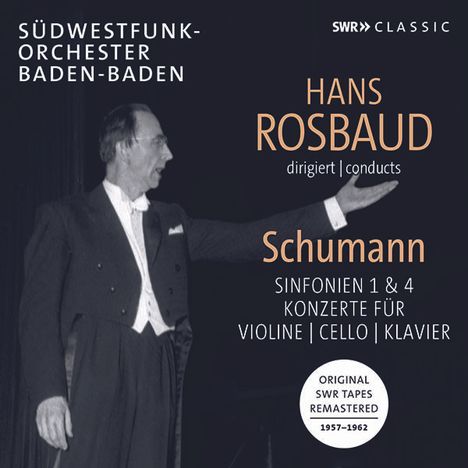 Hans Rosbaud dirigiert Schumann, 3 CDs