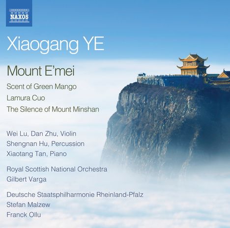 Xiaogang Ye (geb. 1955): Konzert für Violine,Percussion,Orchester op. 74 "Mount E'mei", CD