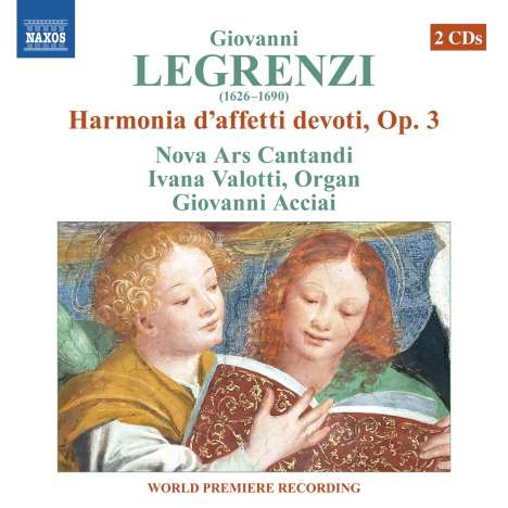 Giovanni Legrenzi (1626-1690): Harmonia d'affetti devoti op.3, 2 CDs