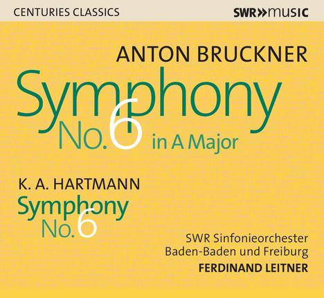 Karl Amadeus Hartmann (1905-1963): Symphonie Nr.6, CD