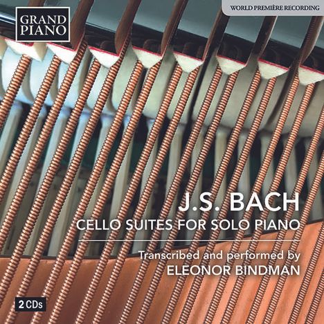 Johann Sebastian Bach (1685-1750): Cellosuiten BWV 1007-1012 arrangiert für Klavier, 2 CDs