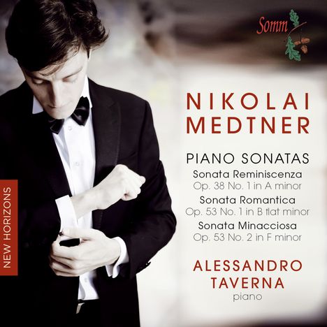Nikolai Medtner (1880-1951): Klaviersonaten op.38 Nr.1 & op.53 Nr.1 & 2, CD