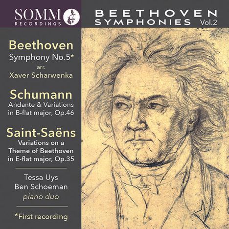 Ludwig van Beethoven (1770-1827): Symphonien für Klavier 4-händig Vol.2, CD
