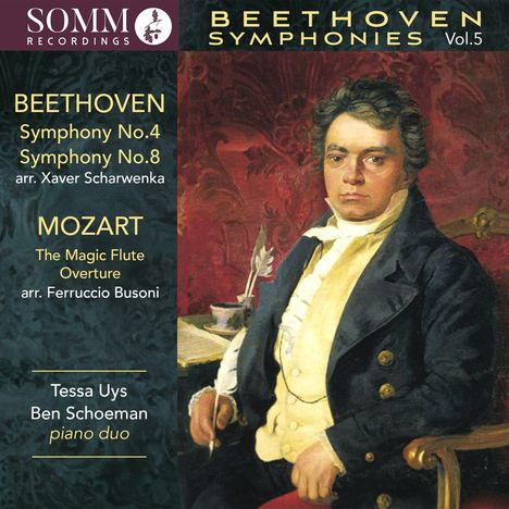Ludwig van Beethoven (1770-1827): Symphonien für Klavier 4-händig Vol.5, CD