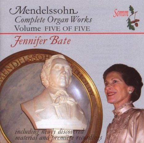 Felix Mendelssohn Bartholdy (1809-1847): Orgelwerke Vol.5, CD