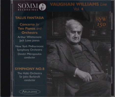 Ralph Vaughan Williams (1872-1958): Vaughan Williams Live Vol.4, CD