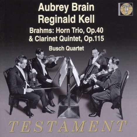 Johannes Brahms (1833-1897): Klarinettenquintett op.115, CD