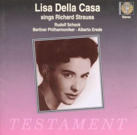 Lisa della Casa singt Lieder &amp; Arien, CD