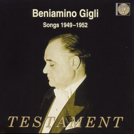 Benjamino Gigli - Songs 1949-1952, CD