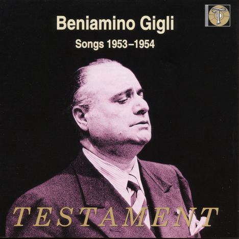 Benjamino Gigli - Songs 1953/54, CD