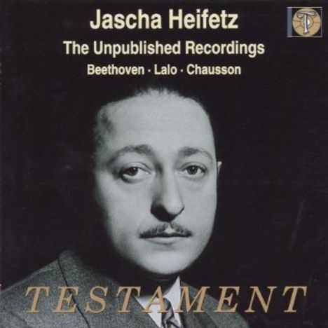 Jascha Heifetz - Unpublished Recordings, CD
