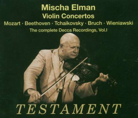 Mischa Elman - Violin Concertos, 4 CDs