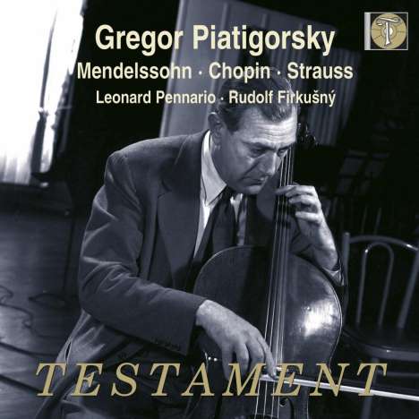 Gregor Piatigorsky, Cello, CD