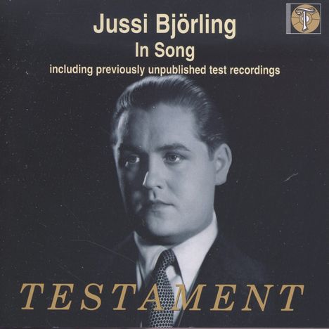 Jussi Björling  - In Song, CD