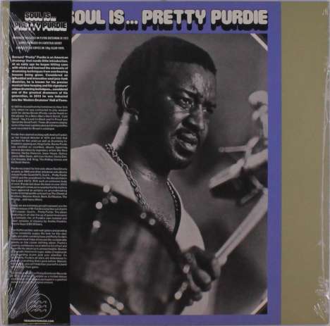 Bernard "Pretty" Purdie (geb. 1939): Soul Is... Pretty Purdie (180g) (Limited Edition) (Clear Vinyl), LP
