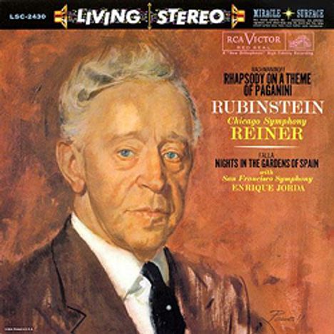 Sergej Rachmaninoff (1873-1943): Paganini-Rhapsodie op.43 für Klavier &amp; Orch. (200g), LP