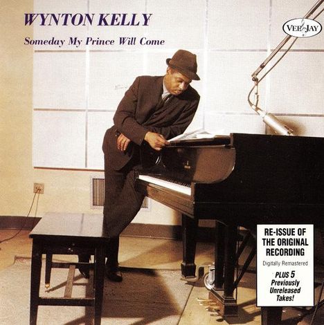 Albumcover: Oben links "Wynton Kelly - Someday My Prince Will Come", rechts unten Text über eine Wiederausgabe.