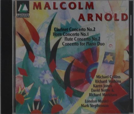 Malcolm Arnold (1921-2006): Klarinettenkonzert Nr.2, CD