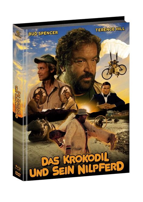 Das Krokodil und sein Nilpferd (Blu-ray &amp; DVD im Mediabook), 1 Blu-ray Disc und 1 DVD