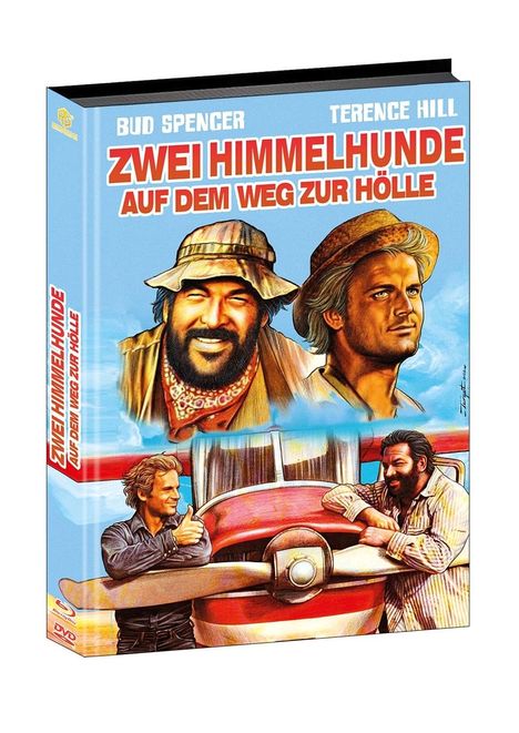 Zwei Himmelhunde auf dem Weg zur Hölle (Blu-ray &amp; DVD im wattierten Mediabook), 1 Blu-ray Disc und 1 DVD