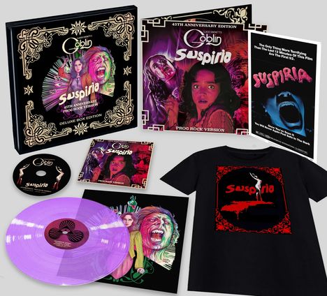 Goblin: Suspiria (Limited Deluxe 45th Anniversary Prog Rock Edition) (Lavender Vinyl), 1 LP und 1 CD