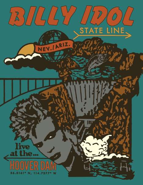 Billy Idol: State Line: Live At The Hoover Dam, Blu-ray Disc