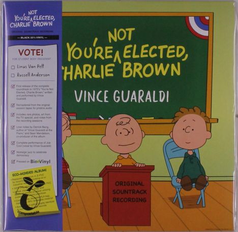 Vince Guaraldi (1928-1976): You're Not Elected Charlie Brown, LP