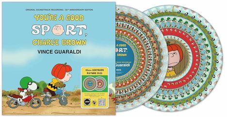 Vince Guaraldi (1928-1976): You're A Good Sport, Charlie Brown - O.S.T. (Zoetrope Picture Vinyl) (45 RPM), LP