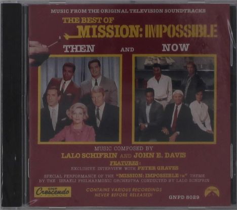 "THE BEST OF MISSION: IMPOSSIBLE THEN AND NOW" mit zwei Gruppenbildern des TV-Teams links "THEN" und rechts "NOW".