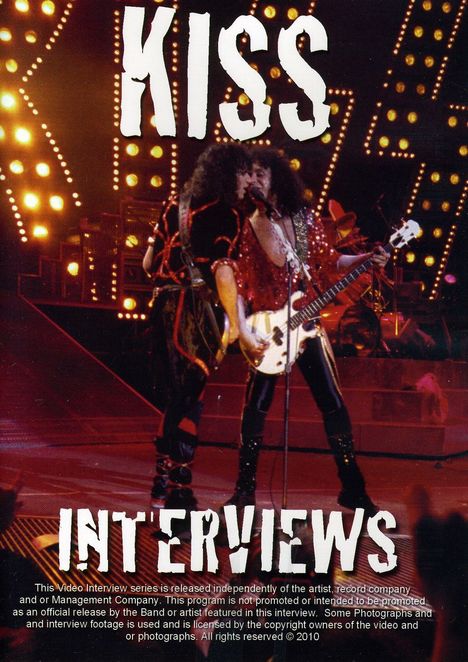 Kiss: Interviews, DVD